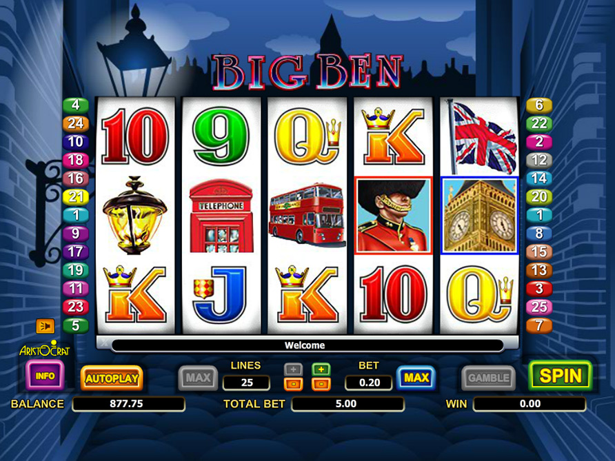 Big ben free slot play