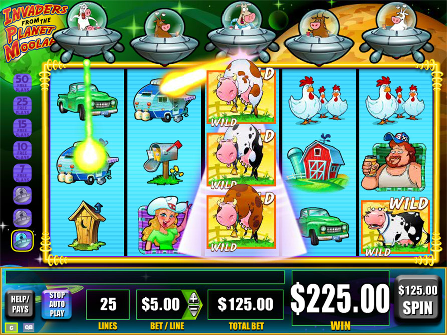 Free Slot Play Invaders From The Planet Moolah