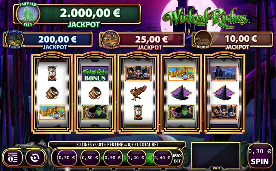 Wicked witch slot